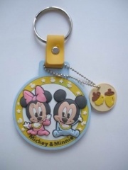 Soft 3D Rubber Keychain, Soft