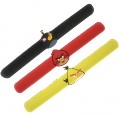 Promotion---Customized Silicone Slap Wristbands